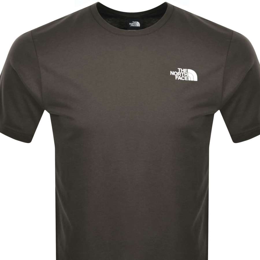 The North Face Simple Dome T Shirt Brown Mainline Menswear